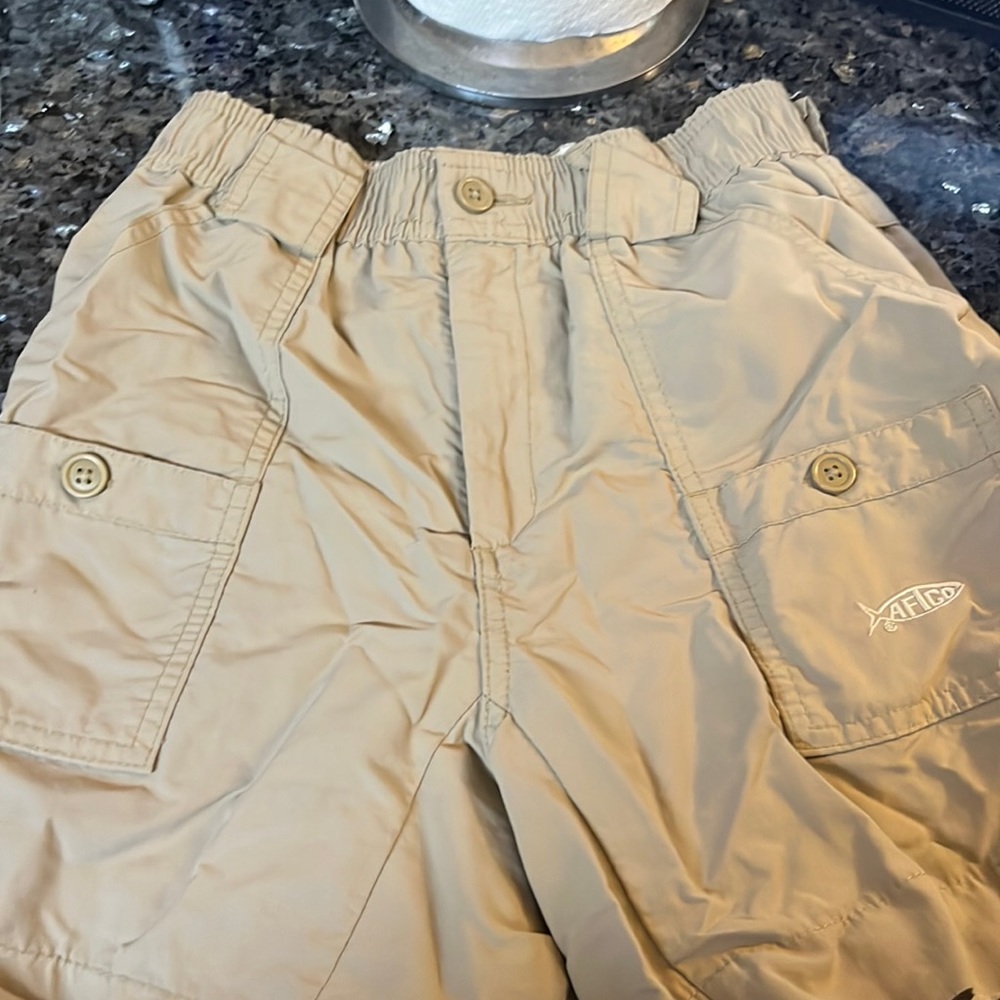 Boys aftco size 26 light khaki gently used